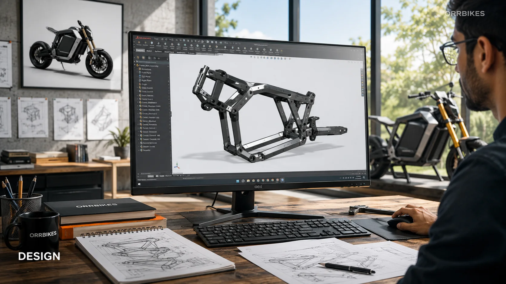 ORRBIKES platform being engineered in a daylight design studio