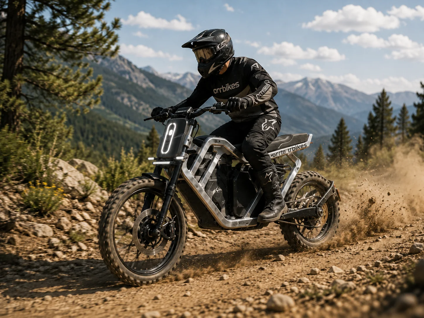 ORRBIKES Dirt Bike in motion